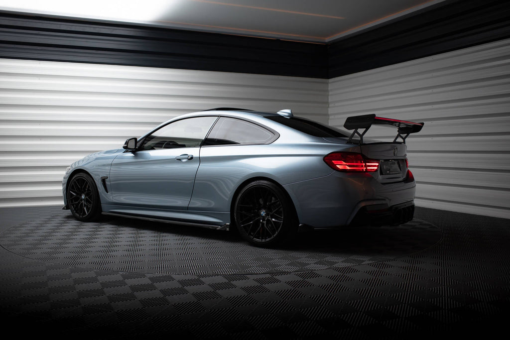 Spoiler de carbono con soportes externos + LED BMW Serie 4 F32 / F32 M-Pack Coupé