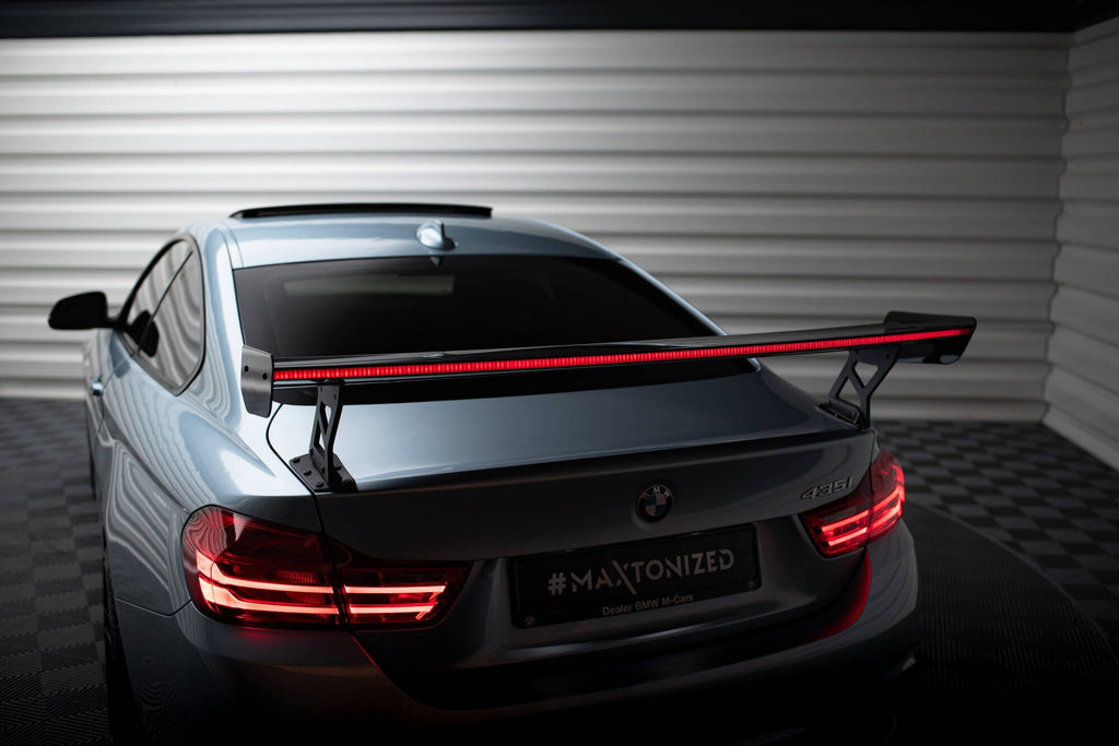 Spoiler de carbono con soportes externos + LED BMW Serie 4 F32 / F32 M-Pack Coupé