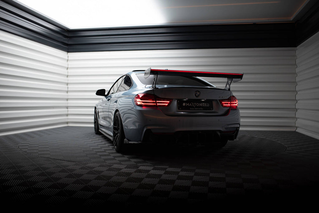 Spoiler de carbono con soportes externos + LED BMW Serie 4 F32 / F32 M-Pack Coupé