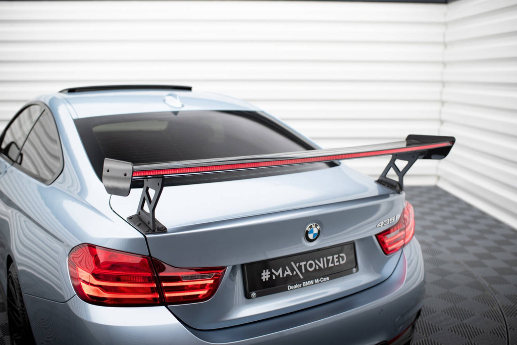Spoiler de carbono con soportes externos + LED BMW Serie 4 F32 / F32 M-Pack Coupé