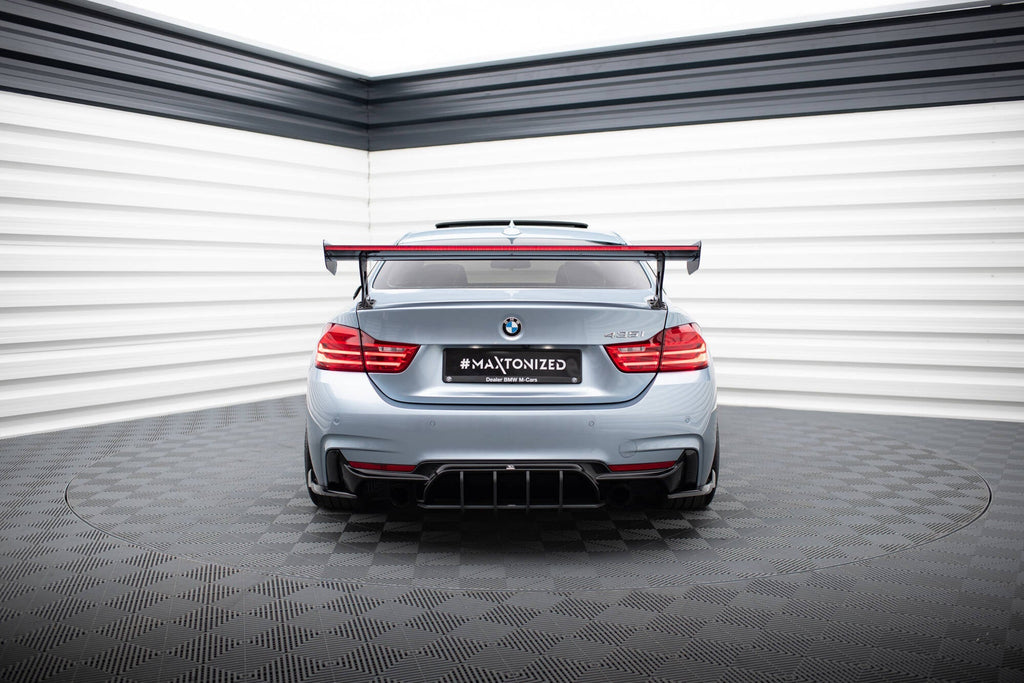 Spoiler de carbono con soportes externos + LED BMW Serie 4 F32 / F32 M-Pack Coupé