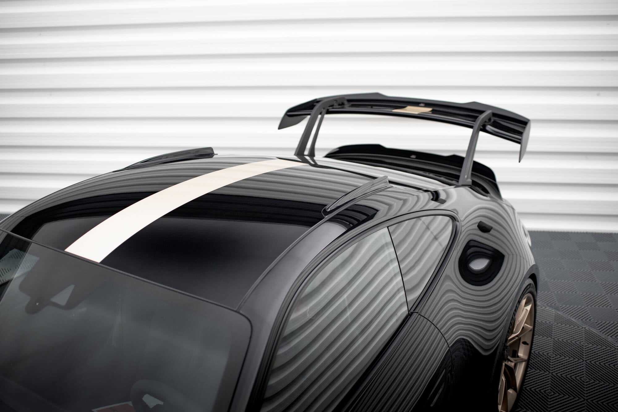 Krótkie Relingi Dachowe Porsche 911 992 GT3