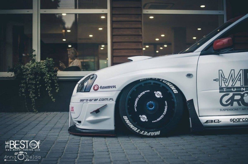 Deflectores laterales parachoques Subaru Impreza MK2 WRX STI (Blobeye)