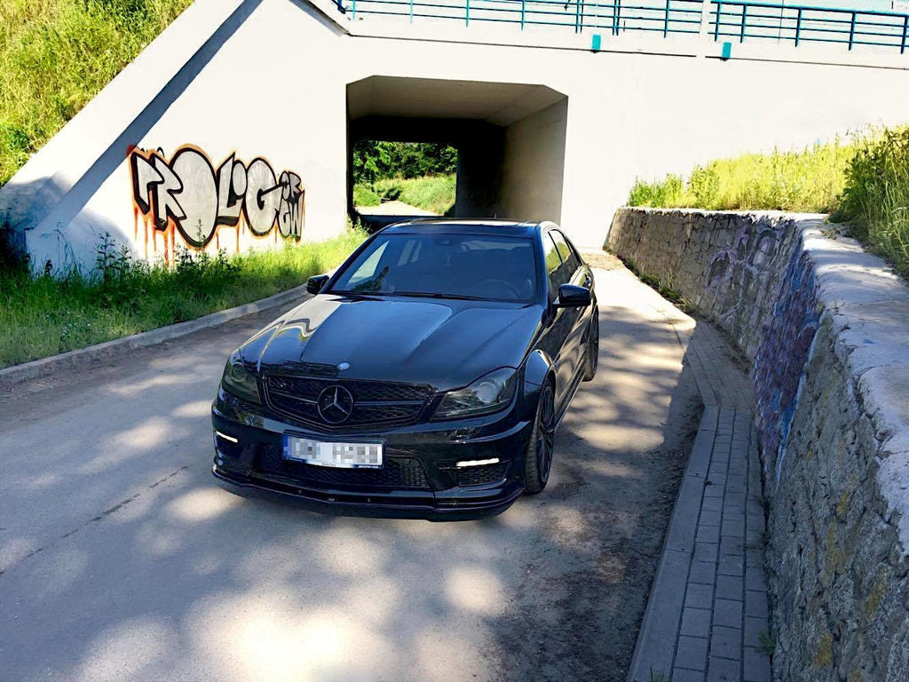 Front Lip Mercedes-Benz C63 AMG Sedan / Estate W204 Facelift / S204 Facelift