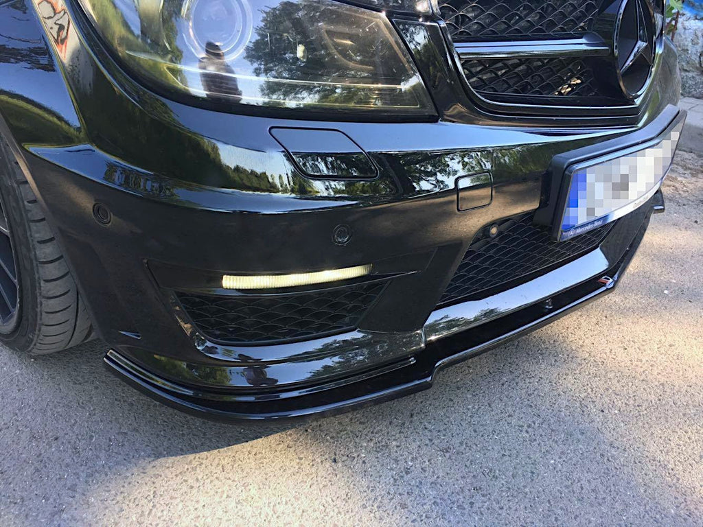Front Lip Mercedes-Benz C63 AMG Sedan / Estate W204 Facelift / S204 Facelift