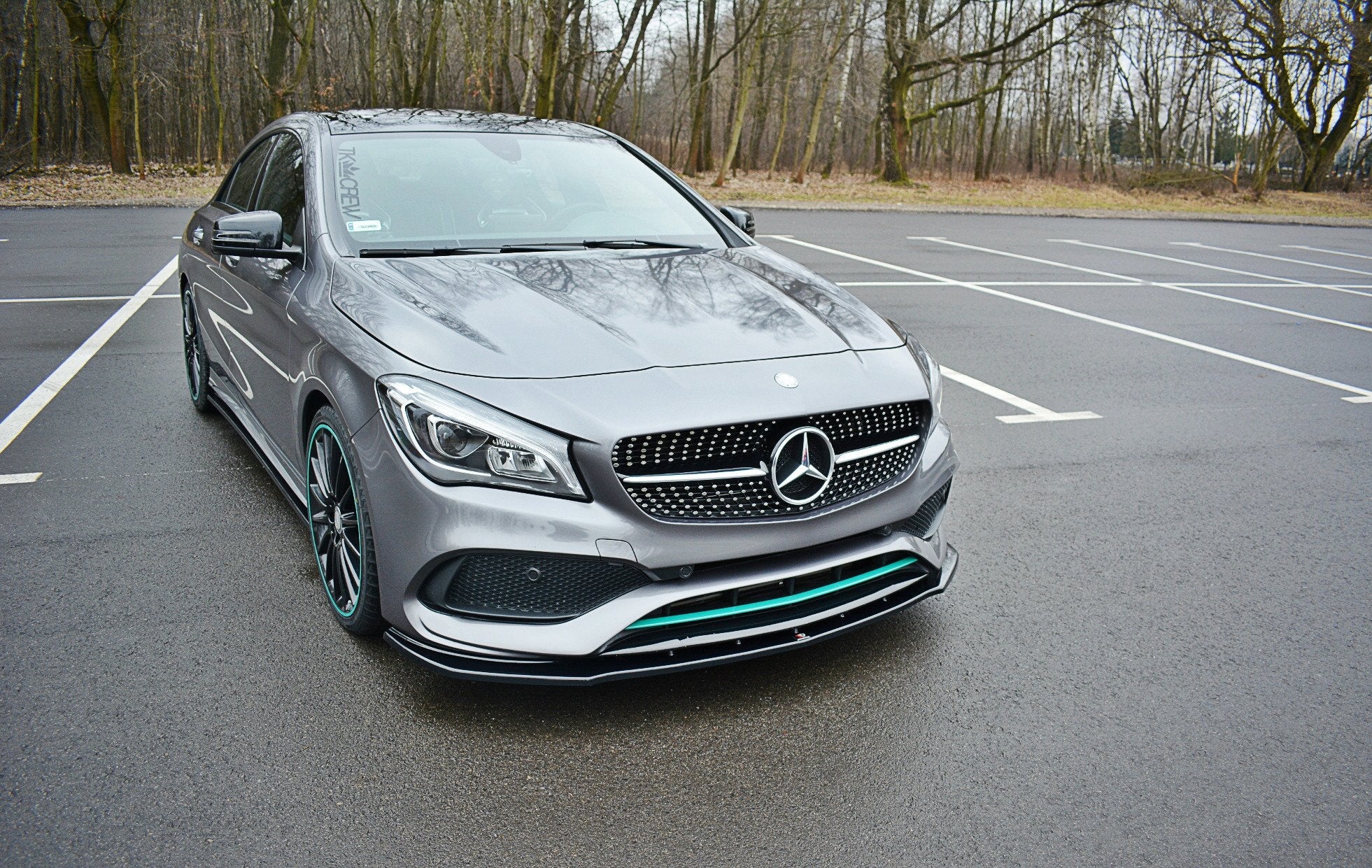 Lip delantero V.1 MERCEDES-BENZ CLA C117 AMG-LINE FACELIFT