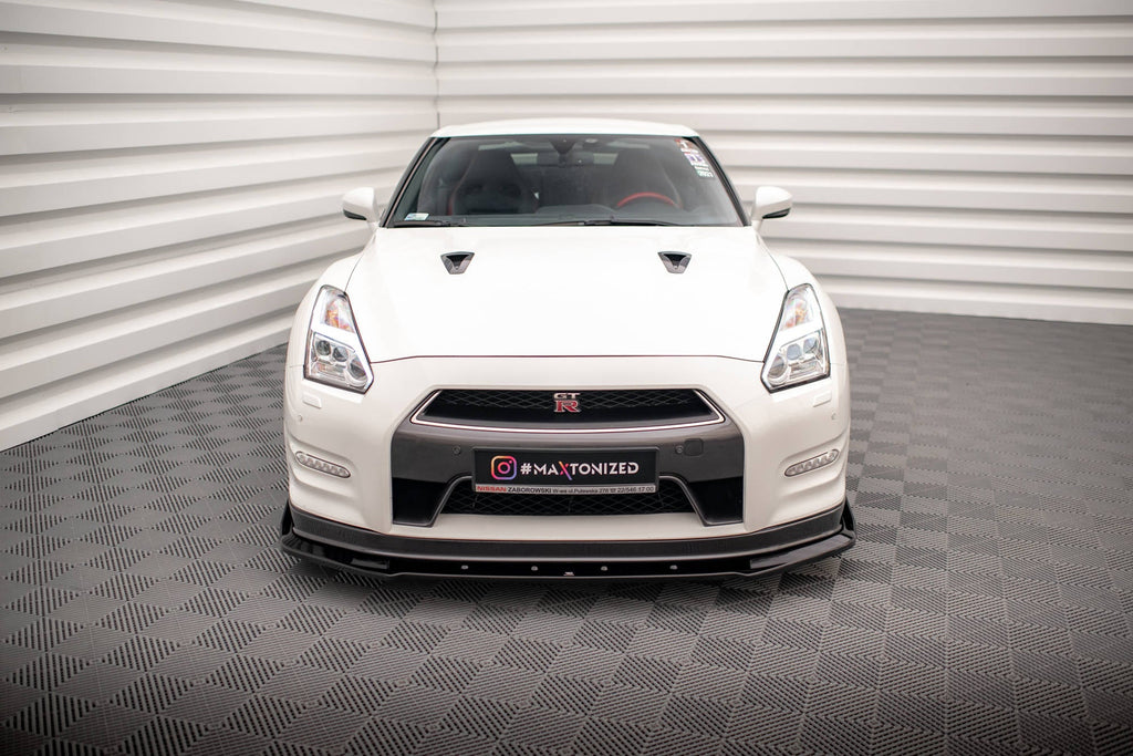 Front lip + flaps Nissan GT-R R35 Facelift
