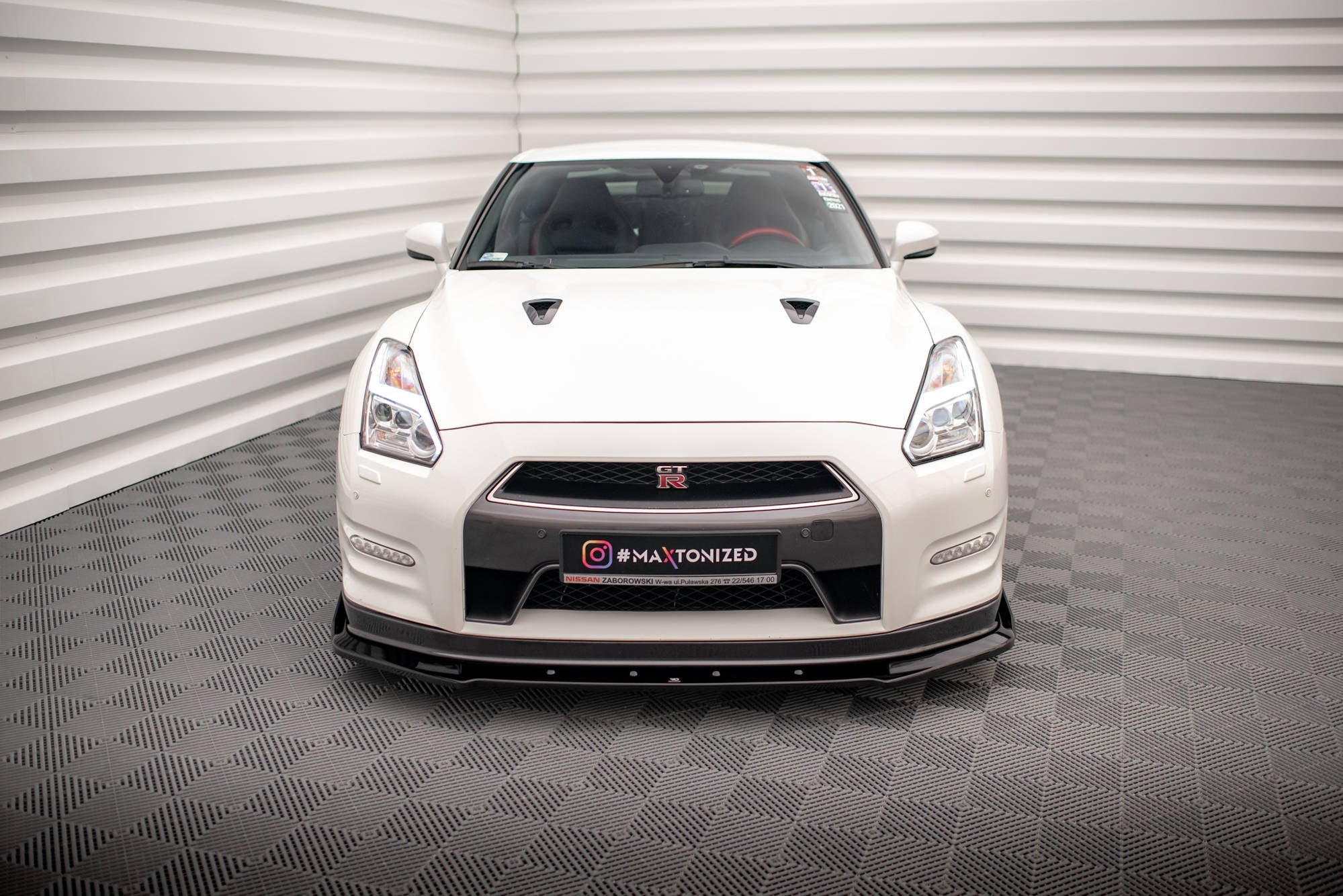 Lip delantero + flaps Nissan GT-R R35 Facelift