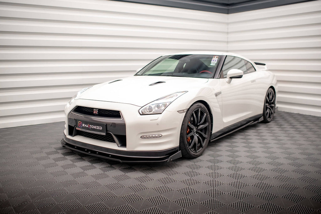 Front lip + flaps Nissan GT-R R35 Facelift