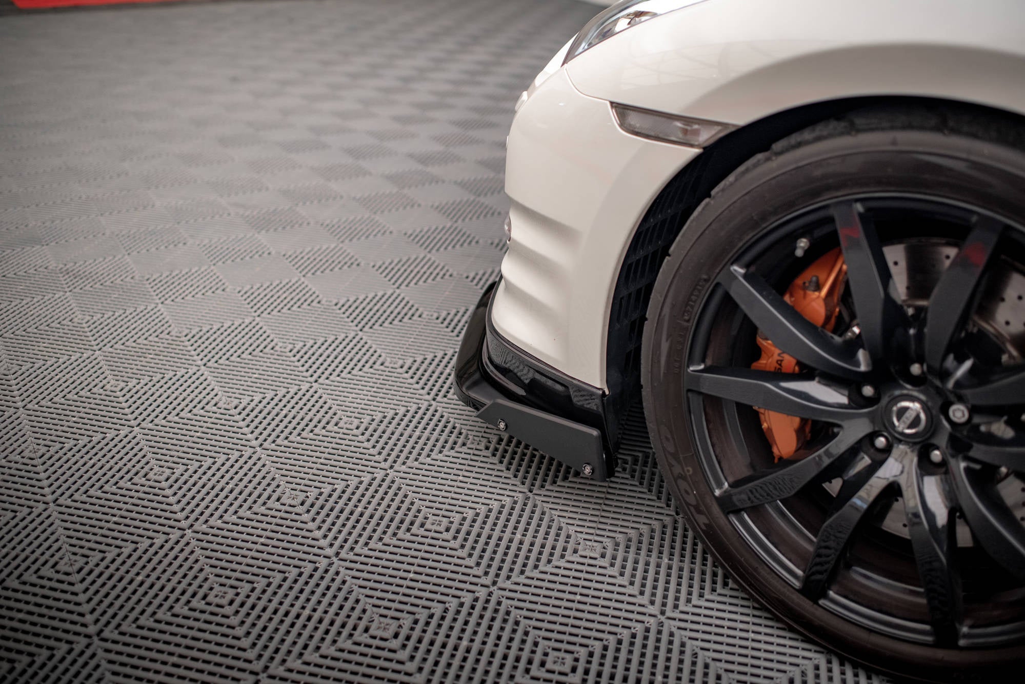 Lip delantero + flaps Nissan GT-R R35 Facelift