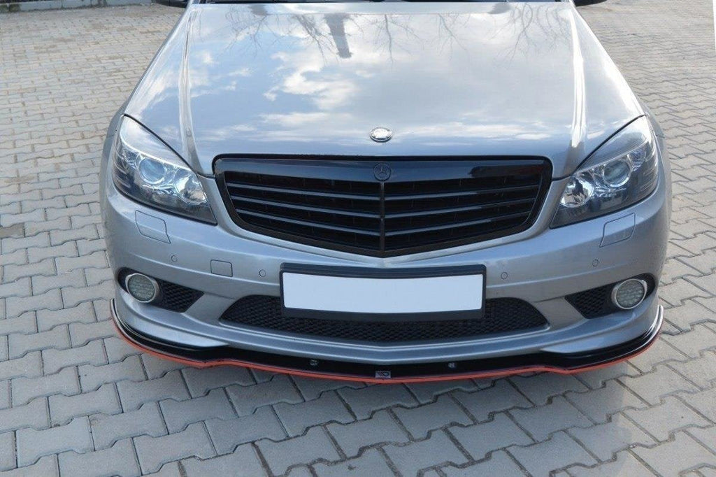 Front Lip Mercedes-Benz C-Class Saloon / Sedan / Estate AMG-Line W204 / S204