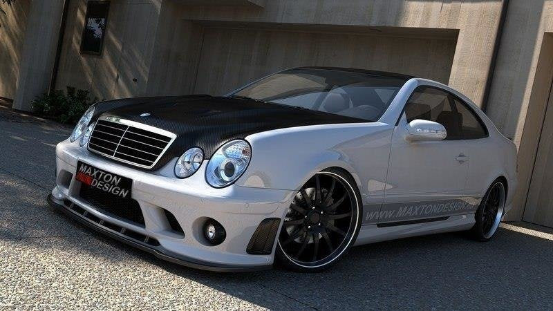 Lip delantero Mercedes CLK W208 (parachoques Me-clk-208-AMG204-f1)