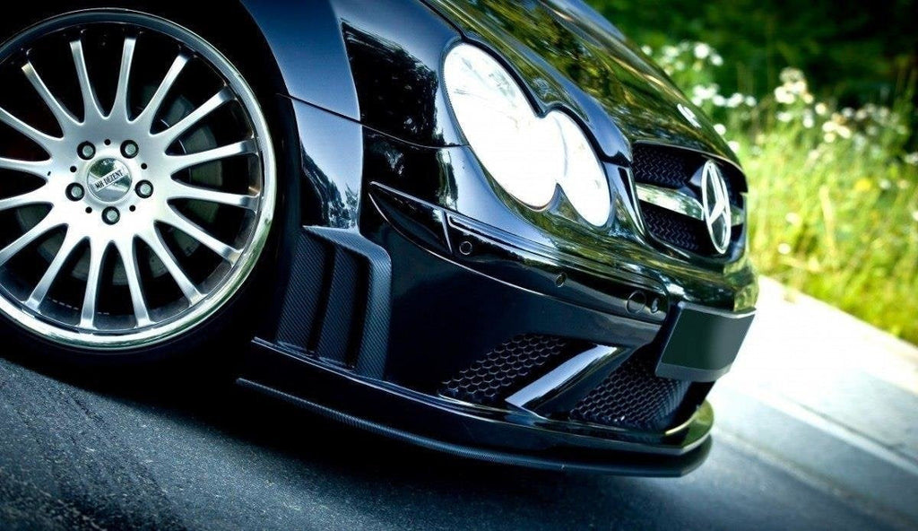 Front Lip Mercedes CLK W209 Black SL Black Series Look