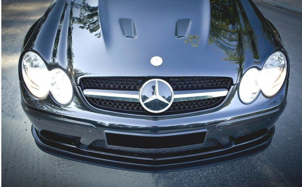 Front Lip Mercedes CLK W209 Black SL Black Series Look
