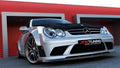 Lip delantero Mercedes CLK W209 (parachoques Me-clk-209-Negro-f1)