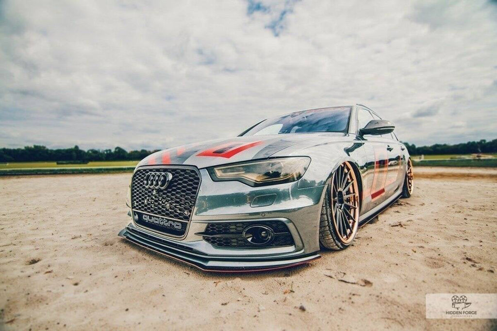Lip delantero Racing Audi A6 S-Line C7 (2 unidades)