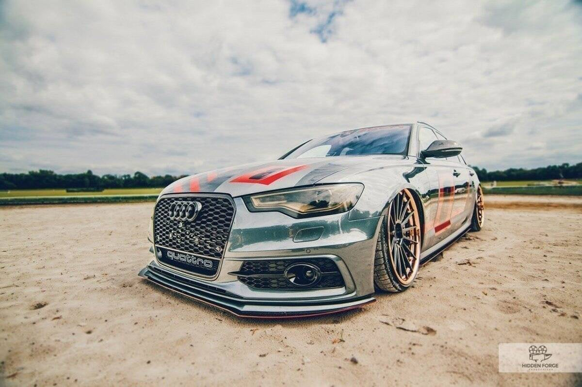 Lip delantero Racing Audi A6 S-Line C7 (2 unidades)
