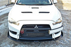Racing front lip spoiler Mitsubishi Lancer Evo X Mk10 V.1