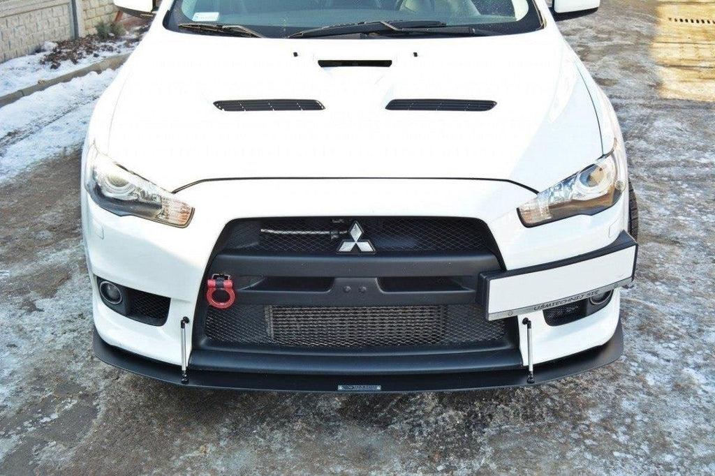 Front lip Racing Mitsubishi Lancer Evo X Mk10 V.2