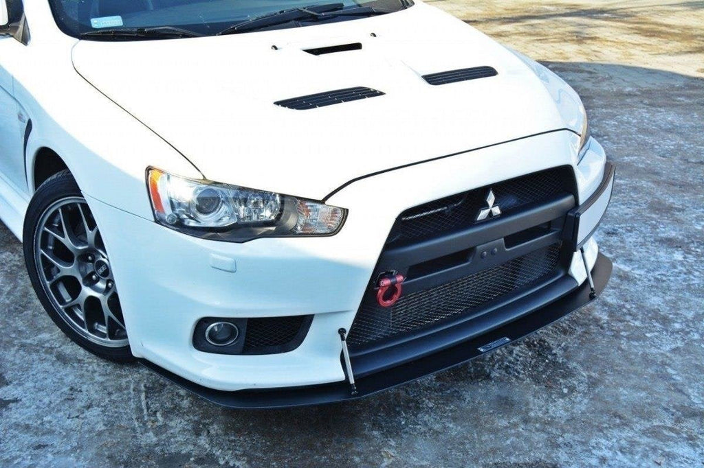 Front lip Racing Mitsubishi Lancer Evo X Mk10 V.2