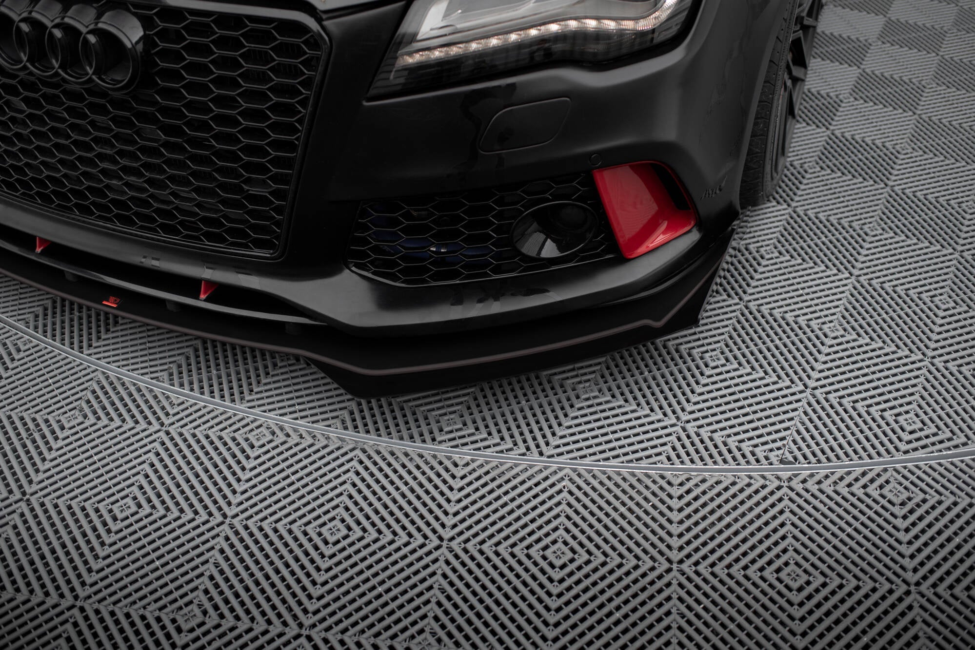 Lip Delantero Street Pro + Flaps Audi A7 RS7 Look C7