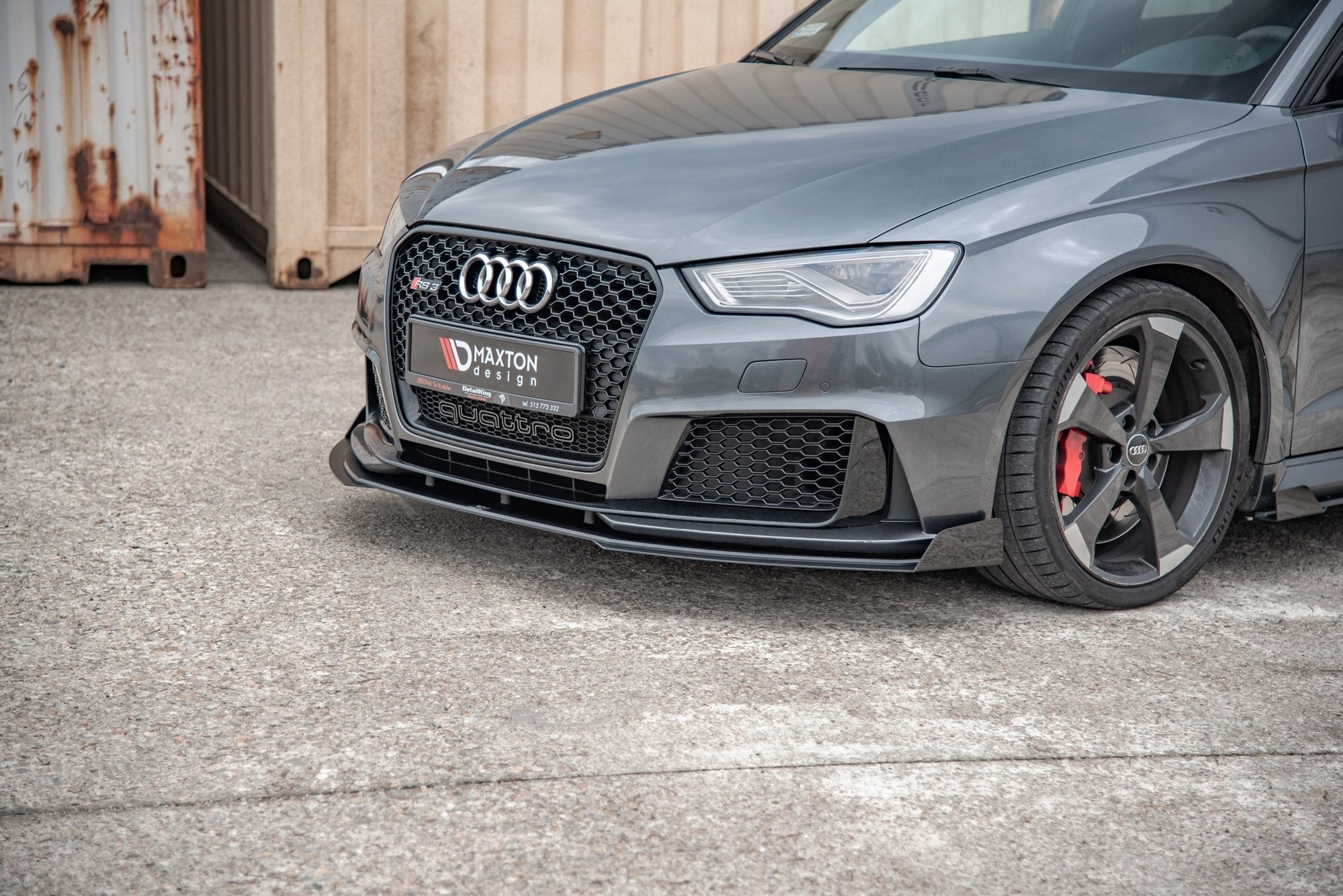 Lip Delantero Street Pro + Flaps Audi RS3 8V Sportback