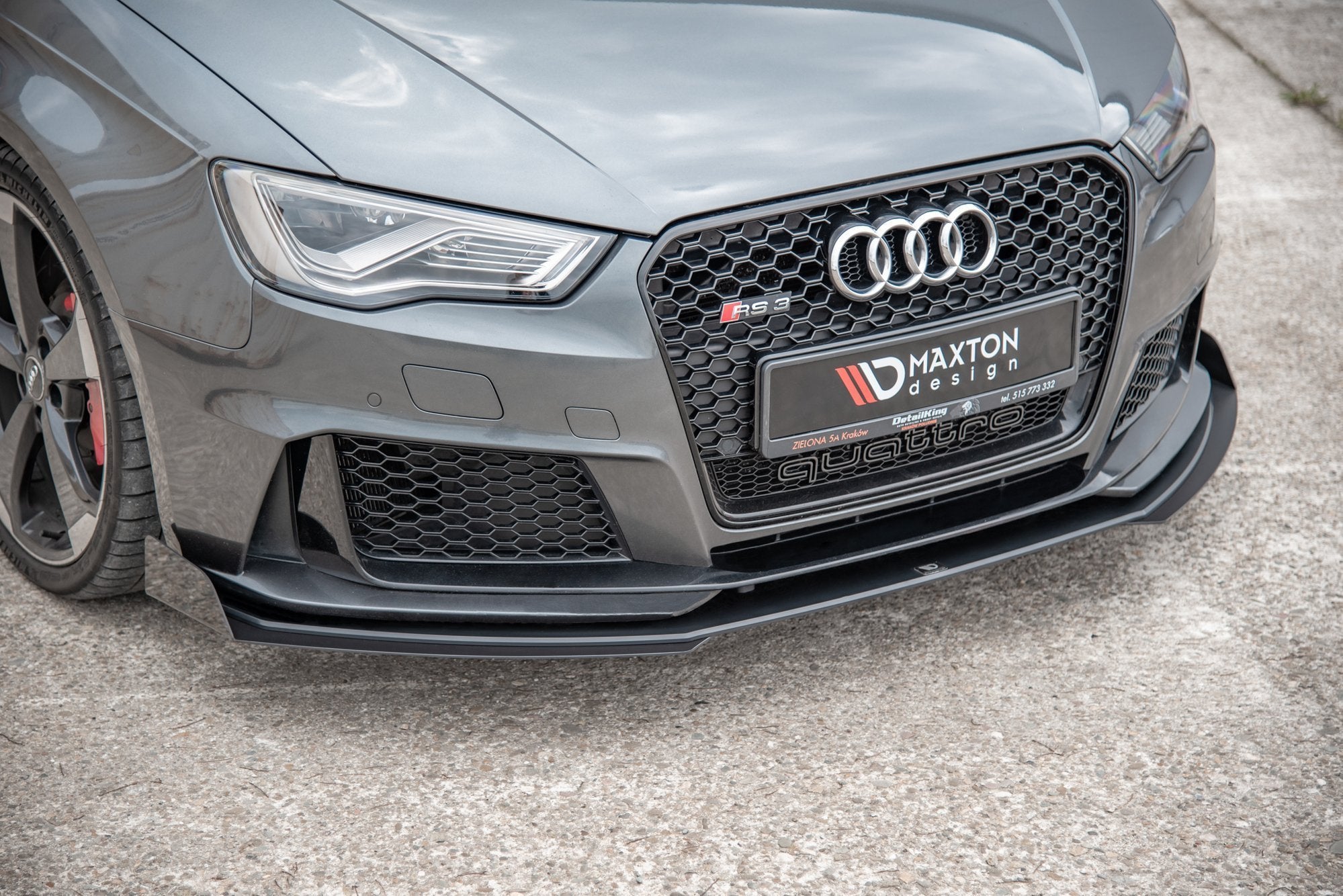 Lip Delantero Street Pro + Flaps Audi RS3 8V Sportback