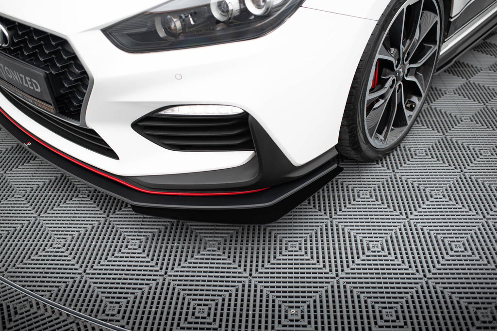 Front splitter Street Pro + flaps Hyundai i30 N Mk3 Hatchback / Fastback ST-Line