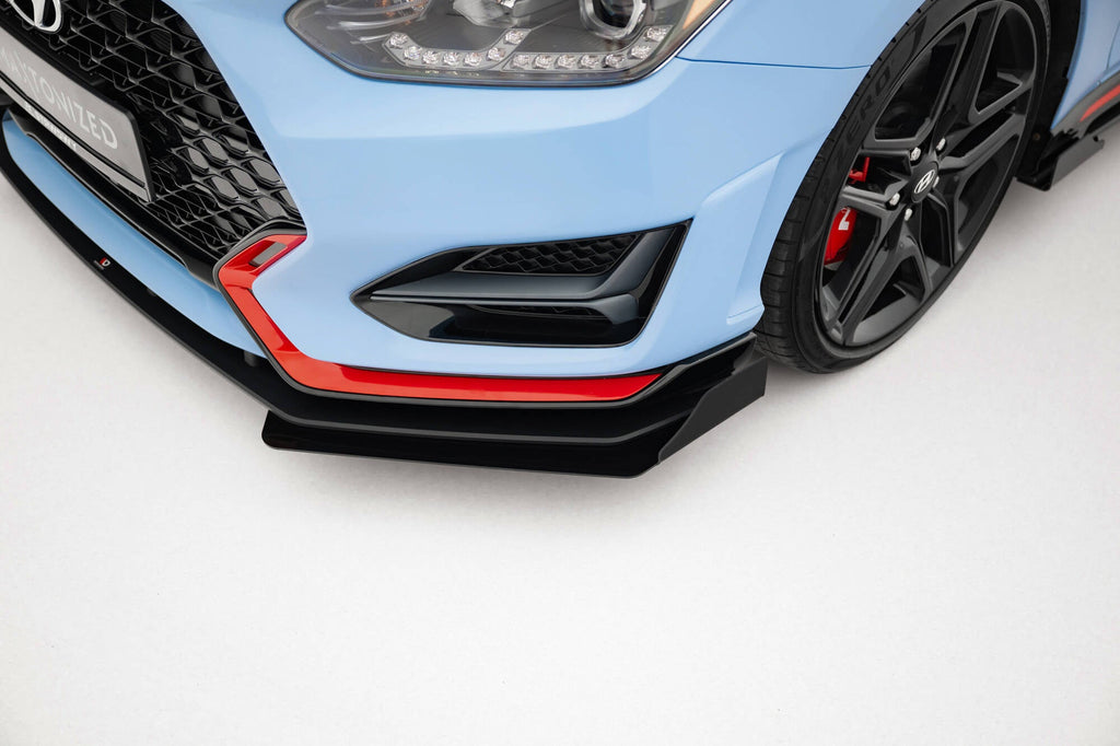 Lip Delantero Street Pro + Flaps Hyundai Veloster N Mk2