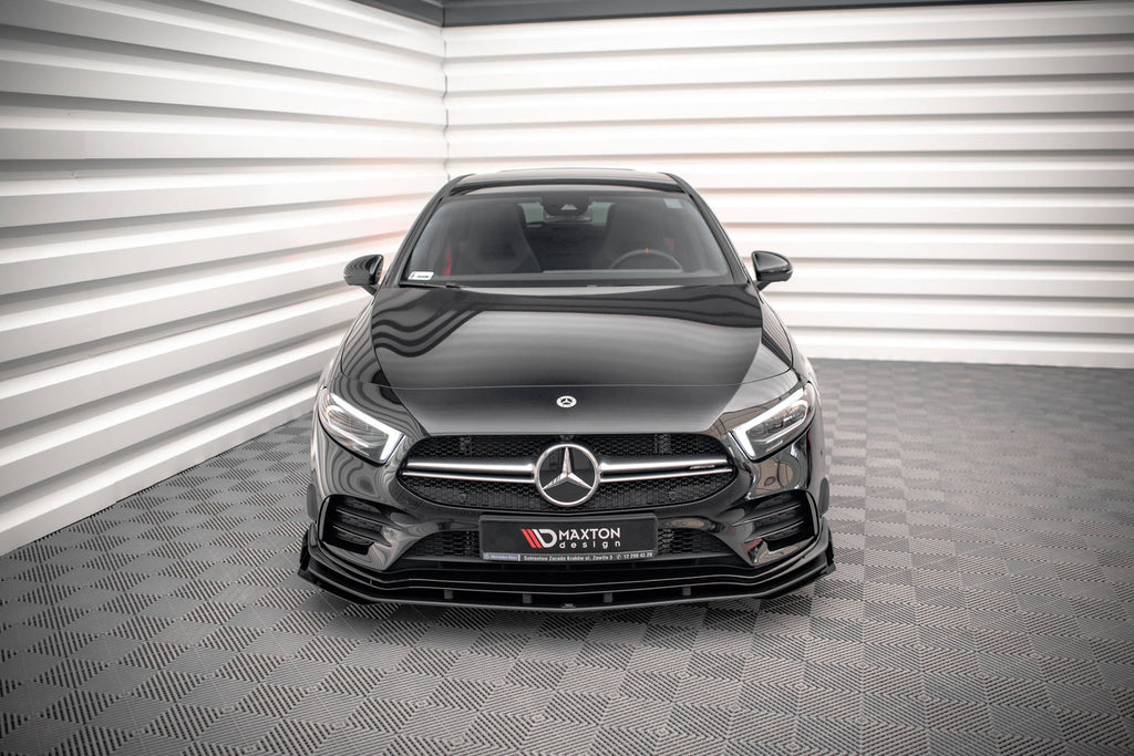 Front Lip Street Pro + Flaps Mercedes A35 AMG / AMG-Line Aero Pack W177