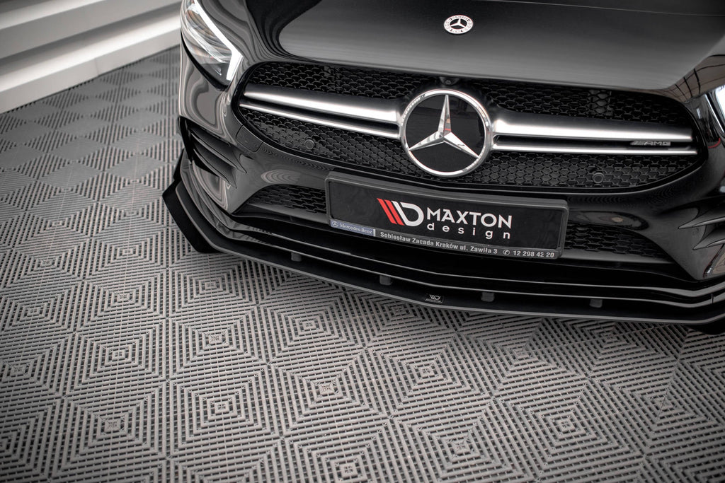 Front Lip Street Pro + Flaps Mercedes A35 AMG / AMG-Line Aero Pack W177