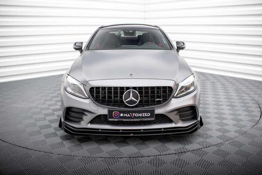 Front Splitter Street Pro + Flaps Mercedes-AMG C43 Coupé / Cabrio C205 Facelift / A205 Facelift