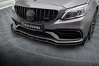 Front Lip Street Pro + Flaps Mercedes-AMG C63 Sedan / Estate W205 Facelift
