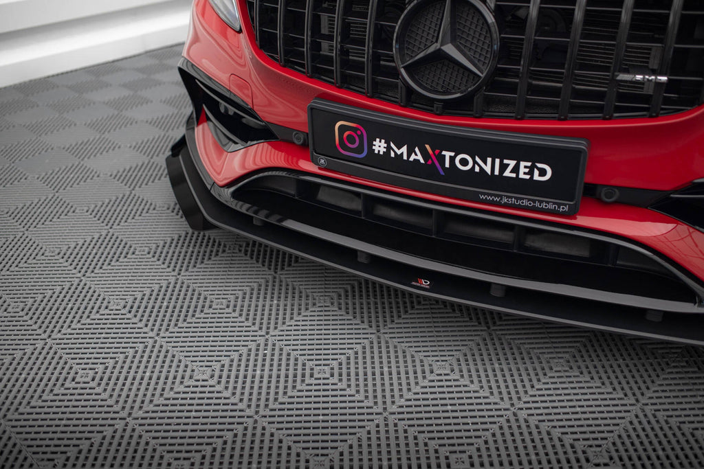 Lip delantero Street Pro + flaps Mercedes-Benz Clase A 45 AMG Aero W176 Facelift