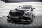 Front Splitter Street Pro + Flaps Mercedes-Benz A-Class AMG-Line W176 Facelift