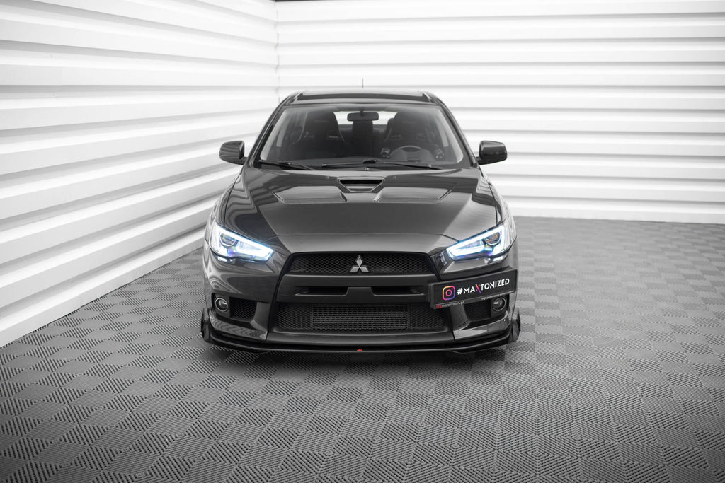 Street Pro front lip + flaps Mitsubishi Lancer EVO X Mk10