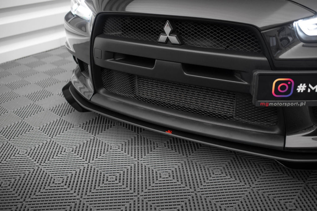 Street Pro front lip + flaps Mitsubishi Lancer EVO X Mk10