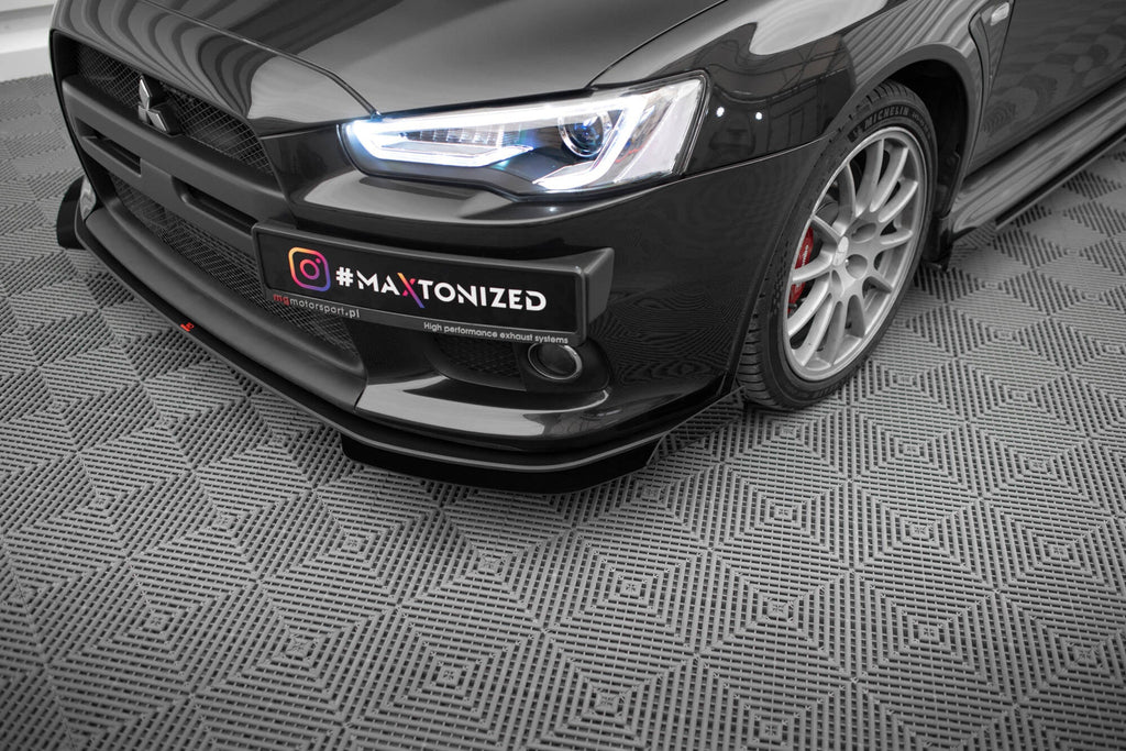 Street Pro front lip + flaps Mitsubishi Lancer EVO X Mk10
