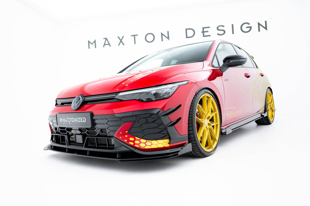 Lip Delantero Street Pro + Flaps Volkswagen Golf GTI Clubsport Mk8 Facelift