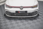 Front Lip Street Pro + Flaps Volkswagen Golf GTI / GTE / GTD / R-Line Mk8