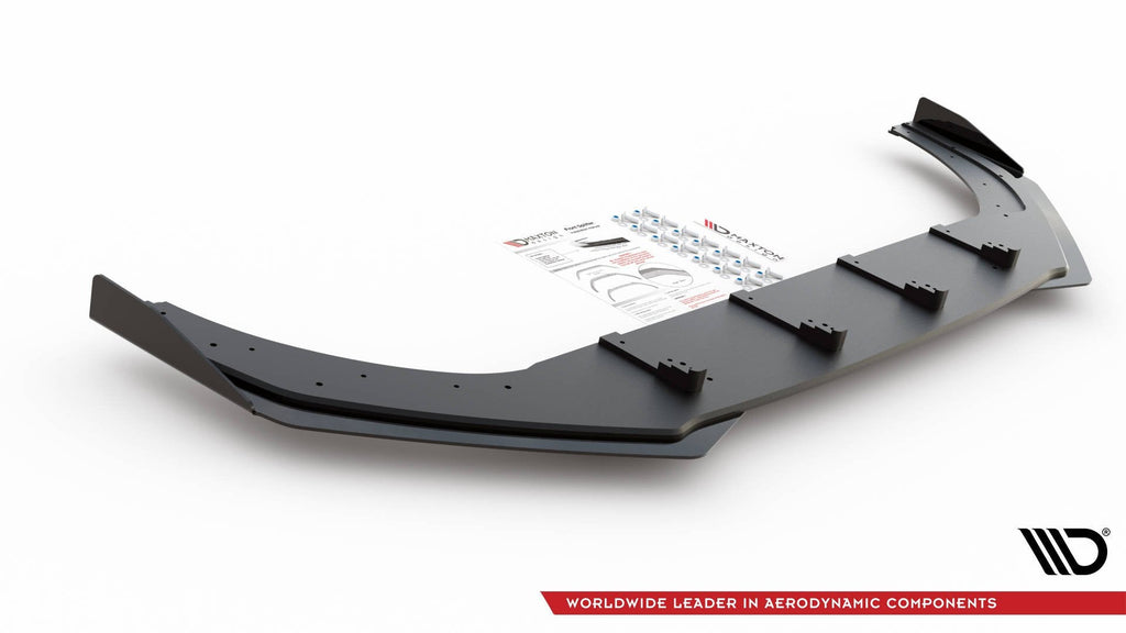 Front Lip Street Pro + Flaps Volkswagen Golf GTI / GTE / GTD / R-Line Mk8