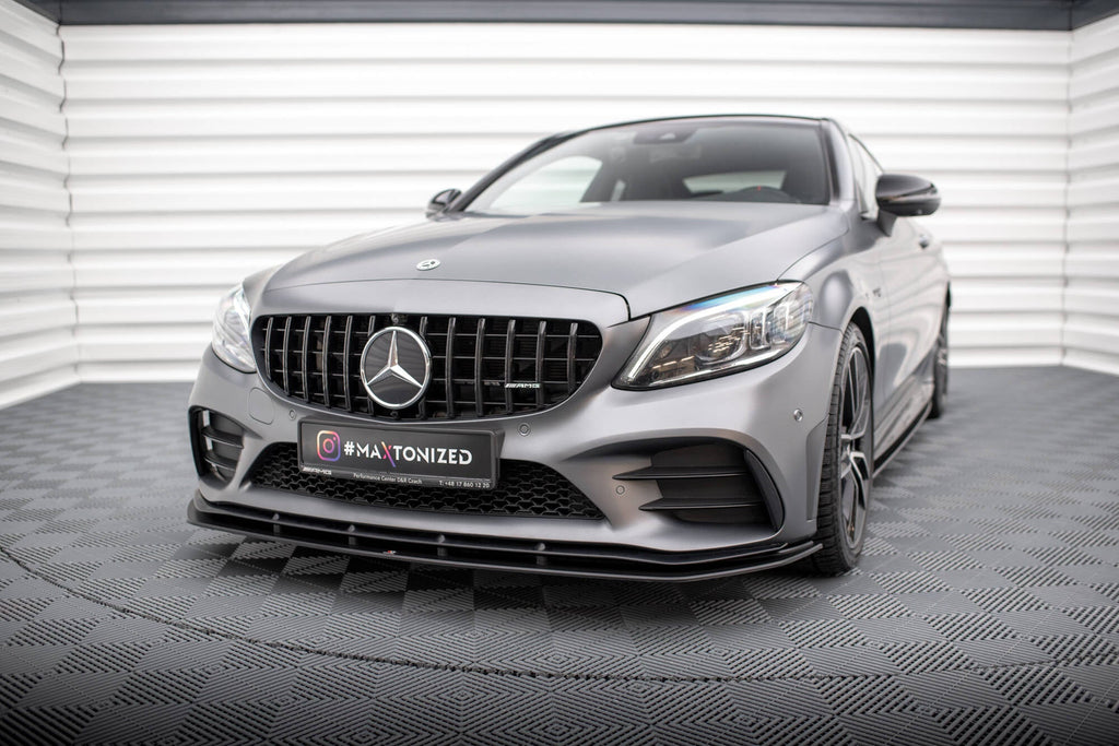 Street Pro Front Splitter Mercedes-AMG C43 Coupé / Cabrio C205 Facelift / A205 Facelift