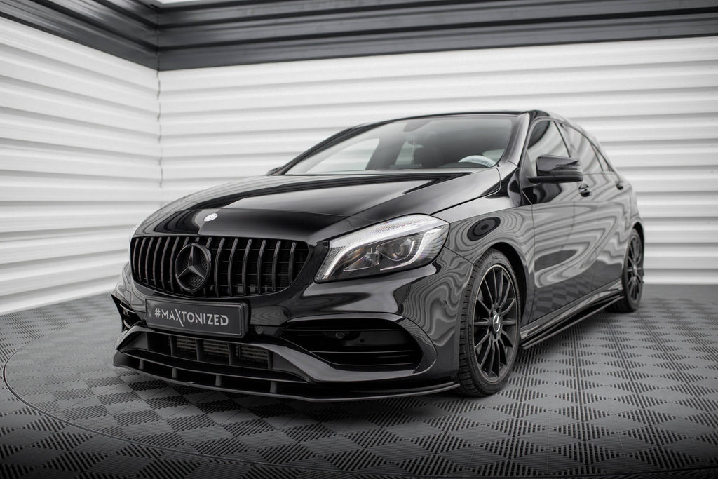 Street Pro Front Splitter Mercedes-Benz A-Class AMG-Line W176 Facelift