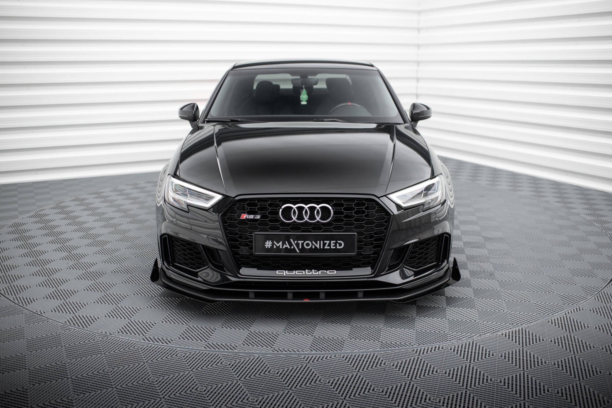 Lip Delantero Street Pro V.1 + Flaps Audi RS3 Berlina / Sedán 8V Facelift