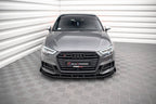 Front Lip Street Pro V.1 + Flaps Audi S3 / A3 S-Line Sportback 8V Facelift