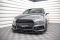 Lip Delantero Street Pro V.1 + Flaps Audi S3 / A3 S-Line Sportback 8V Facelift