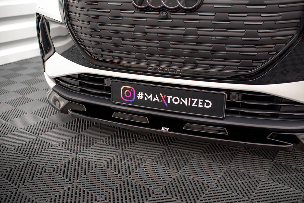 Front Lip V.1 Audi Q4 e-tron Sportback S-line Mk1
