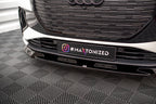 Front Lip V.1 Audi Q4 e-tron Sportback S-line Mk1