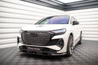 Front Lip V.1 Audi Q4 e-tron Sportback S-line Mk1