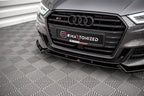Front lip V.1 Audi S3 / A3 S-Line Sportback 8V Facelift